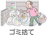 ゴミ捨て